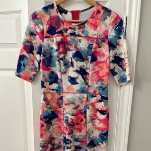 INC pink/blue pencil dress